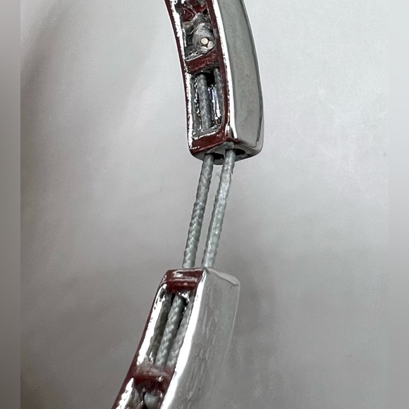 lia sophia “Florid” Med stretch bangle bracelet, Navy Blue & green resin - Picture 5 of 9